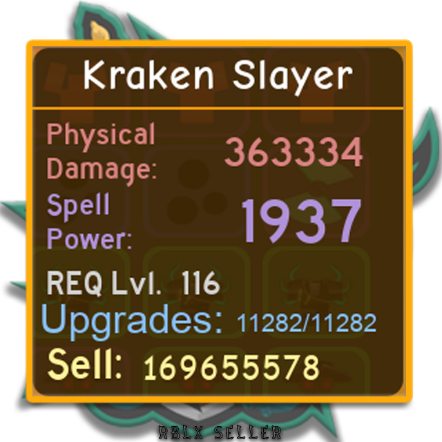 Gear Kraken Slayer In Game Items Gameflip