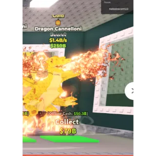 gold pumpkin Dragon Cannelloni