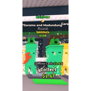  rainbow Garama and Madundung  600m/s