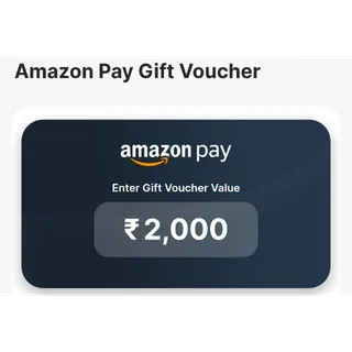 2000 INR amazon pay gift card
