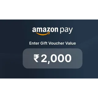 2000 INR Amazon PAY gift card