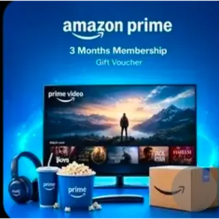 Amazon prime voucher (3 months membership)