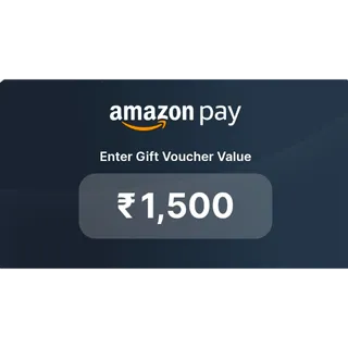 1500 Amazon pay gift card