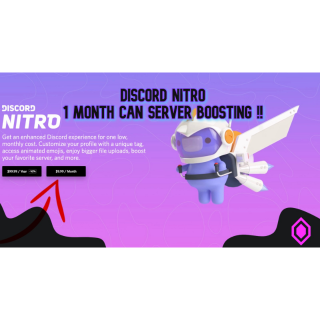 Discord Nitro 1 Month Can Server Boosting その他 Gameflip
