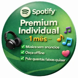 Spotify Premium Individual Duração De 1 Mes