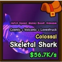 COLOSSAL SKELETAL SHARK
