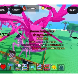 BIG SKELETON DRAGON - CATCH AND TAME