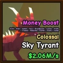 GOLD COLOSSAL SKY TYRANT