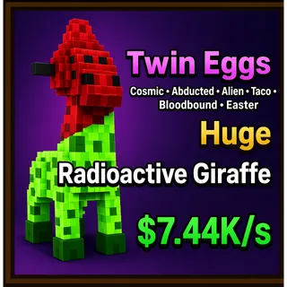 HUGE RADIOACTIVE GIRAFFE