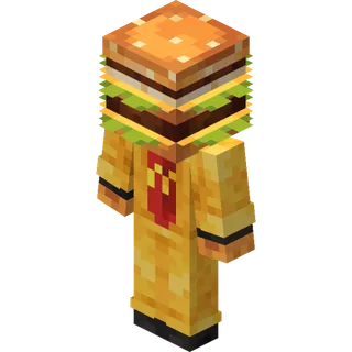 MINECRAFT MCDONALDS Big Mac Crystal Skin 𝐈𝐍𝐒𝐓𝐀𝐍𝐓 𝐃𝐄𝐋𝐈𝐕𝐄𝐑𝐘