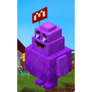 MINECRAFT MCDONALDS GRIMACE EGG Skin (𝐈𝐍𝐒𝐓𝐀𝐍𝐓 𝐃𝐄𝐋𝐈𝐕𝐄𝐑𝐘)