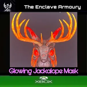 Glowing Jackalope Mask