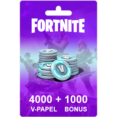 Fortnite 4000+1000 V-Bucks PC (Turkey) - Other Gift Cards ...