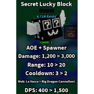 SECRET LUCKY BLOCK - SLOP TOWER DEFENSE