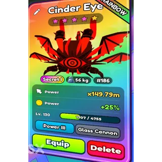 RAINBOW CINDER EYE (POWER) TAP SIMULATOR REBORN