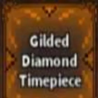 GILDED DIAMOND TIMEPIECE - THE VEIL