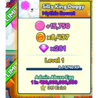 SHINY MYTHIC SILLY KING DOGGY UT