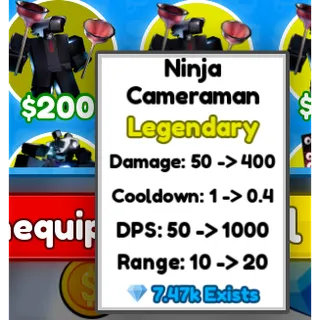 NINJA CAMERAMAN -  Cameraman Tower Defense