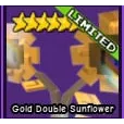 GOLD DOUBLE SUNFLOWER