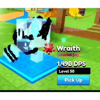 1.4B DPS 5 STAR APEX WRAITH LVL 50 BRAINROT HEROES