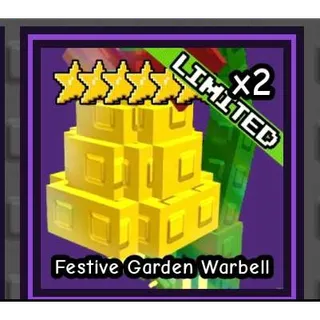 FESTIVE GARDEN WARBELL 1x