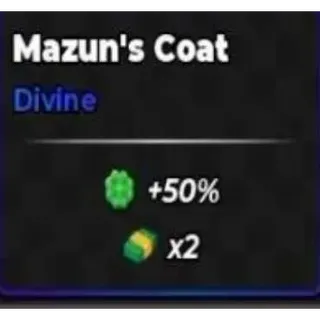 MAZUNS COAT - ANIME DICE