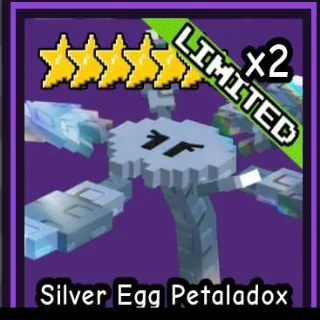 1x Silver Egg Petaladox