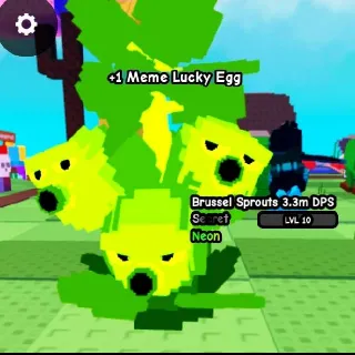 13.5KG NEON BRUSSEL SPROUTS 3.3M DPS LEVEL 10