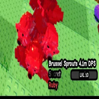 19.5KG TITANIC RUBY BRUSSEL SPROUTS 4.1M DPS LEVEL 10