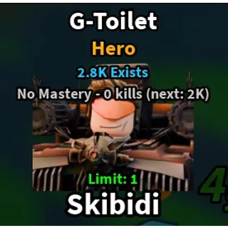 G-TOILET SLOP TOWER DEFENSE