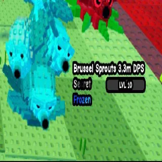 15.4KG TITANIC FROZEN BRUSSEL SPROUTS 3.3M DPS LEVEL 10