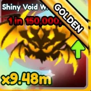Golden Shiny Void Wraith - 1 in 150m - Tap Simulator Reborn