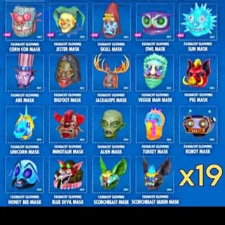 Fasnacht 19 Old Glowing Mask