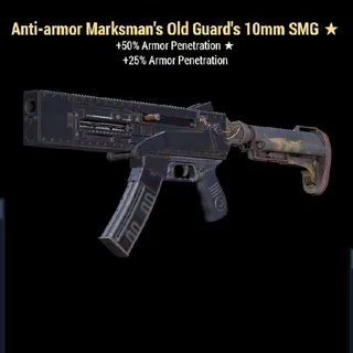 Anti-armor Marksman's Old Guard's 10mm SMG