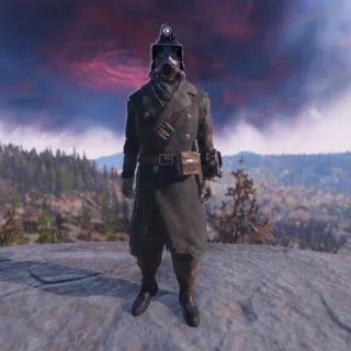 Hunter's Long Coat & Reclaimed Mask