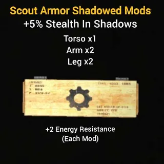 Scout Armor Shadowed Mods
