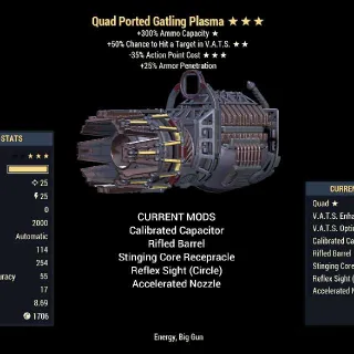 Q50v35 Ported Gatling Plasma