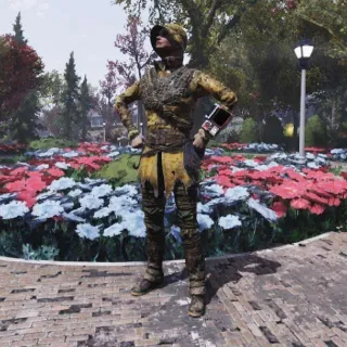 Longshoreman Outfit & Yellow Slicker Hat