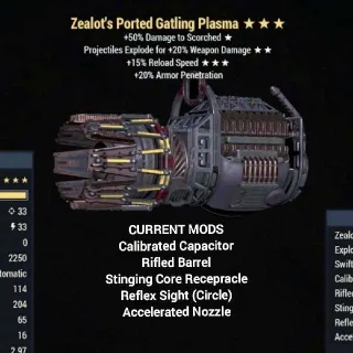 ZeaE15r Ported Gatling Plasma