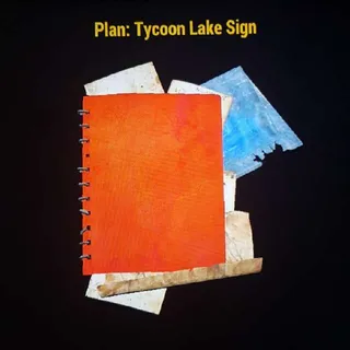 Tycoon Lake Sign