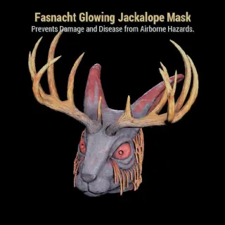 Glowing Jackalope Mask