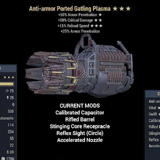 AA50c15r Ported Gatling Plasma
