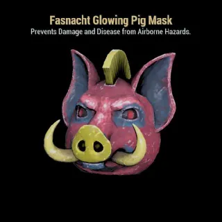 Glowing Pig Mask