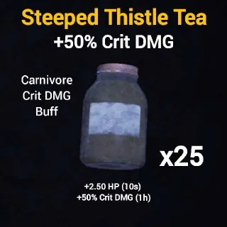 Steeped Thistle Tea