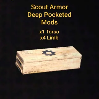 Scout Armor Deep Pocketed Mods