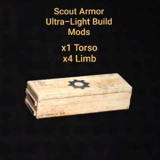 Scout Armor Ultra-Light Build Mods