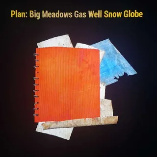 Big Meadows Gas Well Snow Globe