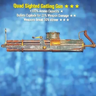 Weapon | QE50 Gatling Gun
