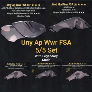 Uny Ap Wwr FSA 5/5 Set