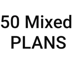 Plan | 50 Mixed Plans